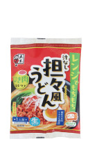 レンジでもちもち汁なし担々風うどん画像